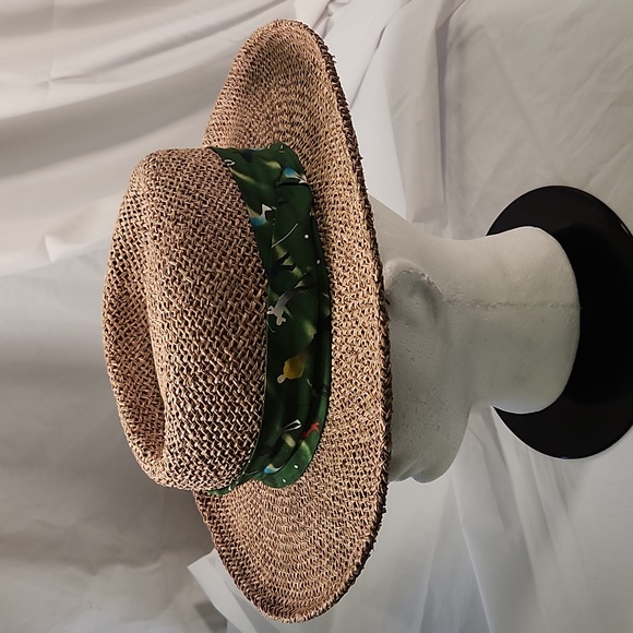 Scala Pro series authentic Panama hat size S/M golf print ribbon - Picture 10 of 10